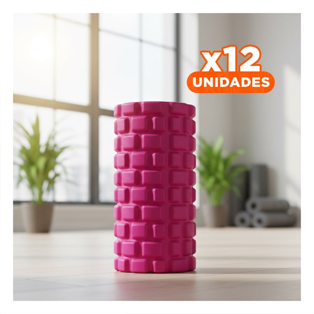 PACK12 RECUPERADOR MUSCULAR PARA LIBERACION DE TENSION 33X15CM FUCSIA - 1