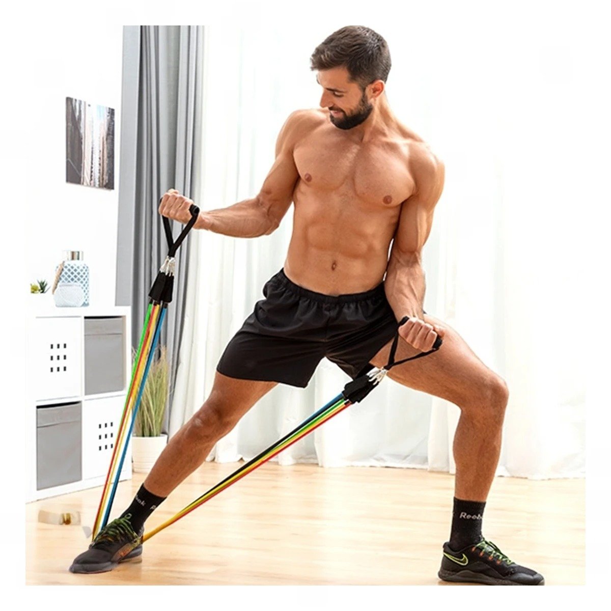 PACK4 CORDONES PARA CORE PIERNAS Y BRAZOS EN RUTINA YOGA - 3