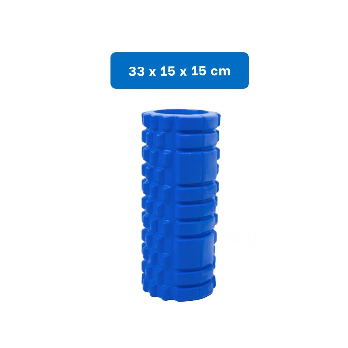 PACK6 FITNESS ROLLER PARA TONIFICACION DE ESPALDA Y PIERNAS 33X15CM AZUL Y+REGALO STICKER - 4