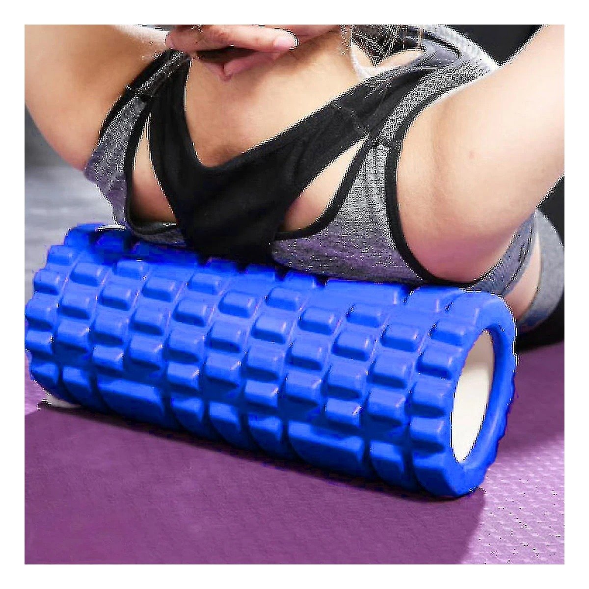 PACK12 FITNESS ROLLER PARA MEJORAR RENDIMIENTO Y RECUPERACION 33X15CM AZUL - 5