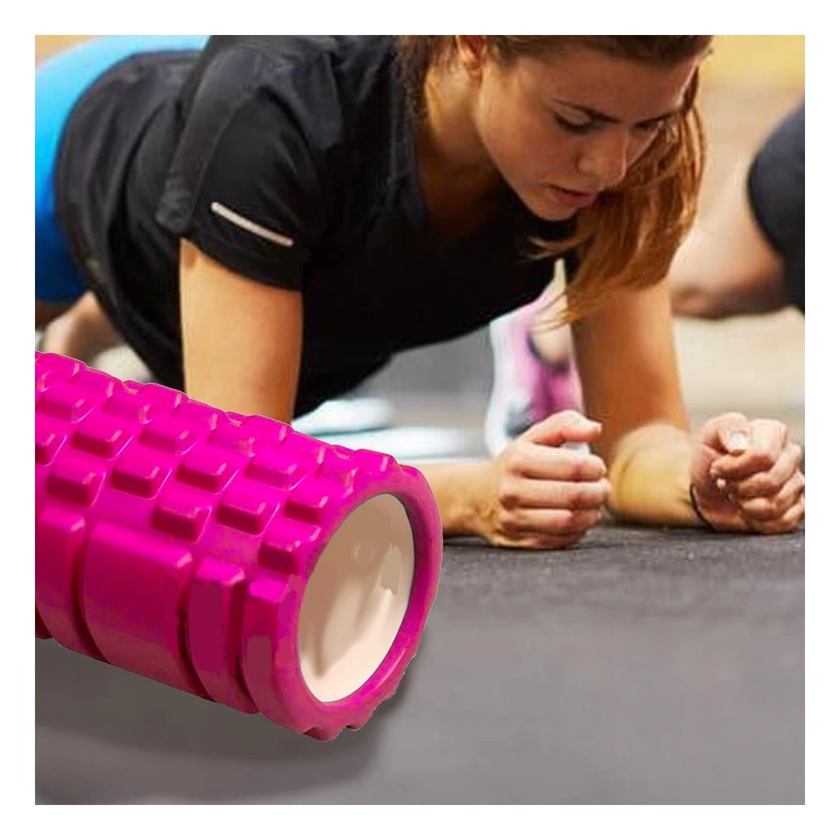 PACK6 RECUPERADOR MUSCULAR PARA BIENESTAR Y RELAJACION 33X15CM FUCSIA Y+REGALO STICKER - 5
