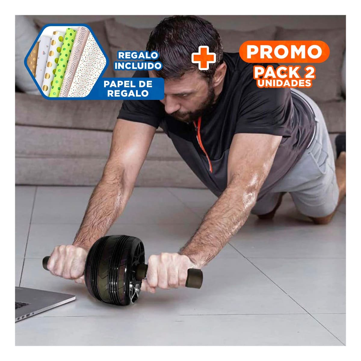 PACK2 CARRETE QUE AUMENTA RESISTENCIA FUERZA Y EQUILIBRIO NEGRO Y+PAPEL REGALO - 1