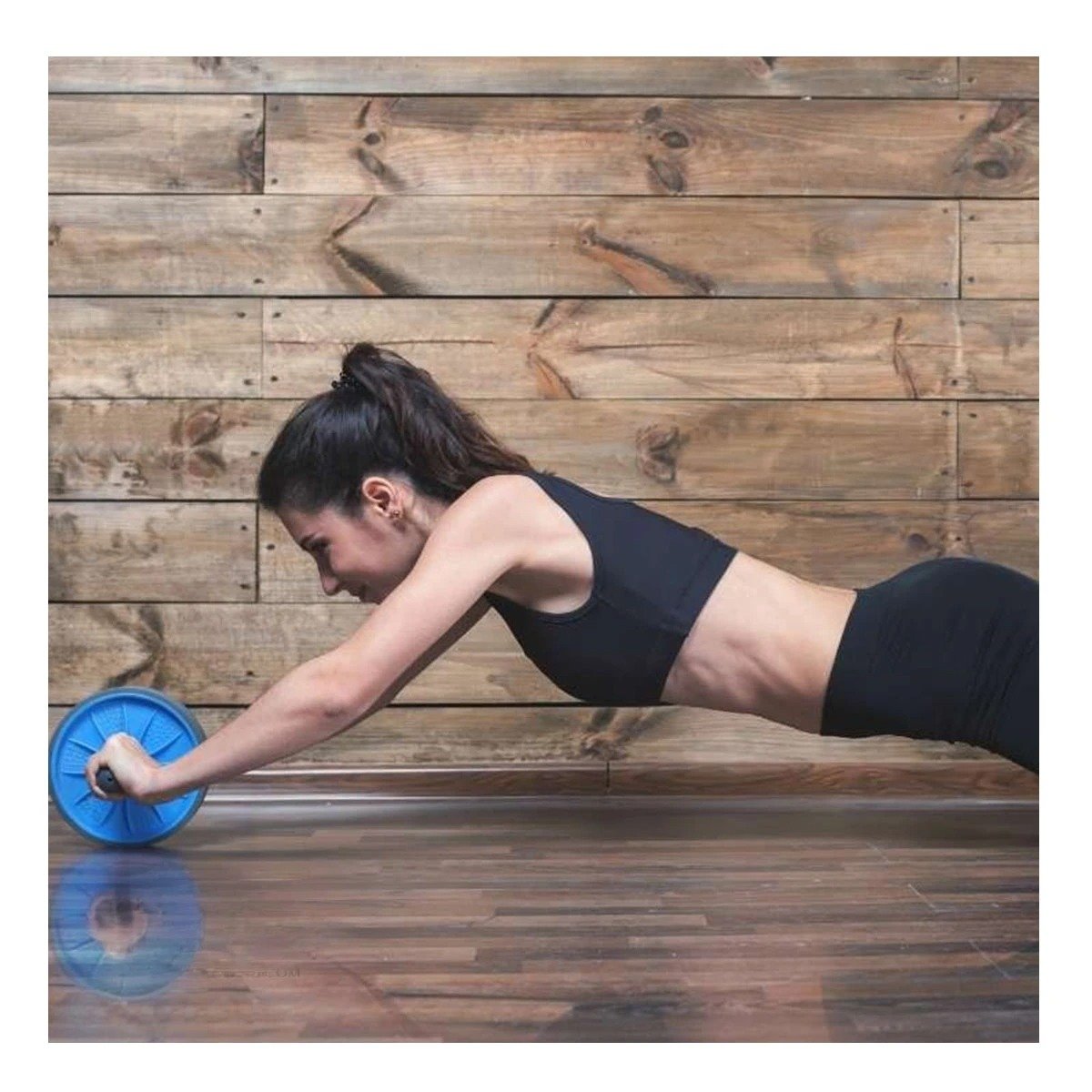 PACK4 ANILLO RODANTE PARA CORE ABDOMEN Y BRAZOS TONIFICADOS AZUL Y+REGALO STICKER - 5