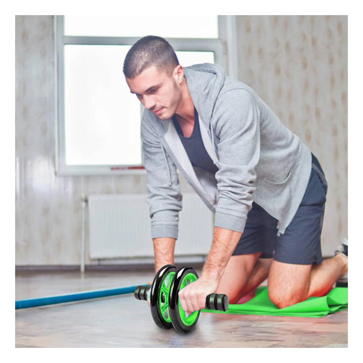 PACK6 RODANTE PARA PLANCHA, FUERZA Y CONTROL MUSCULAR CON TAPETE VERDE Y+PAPEL REGALO - 5