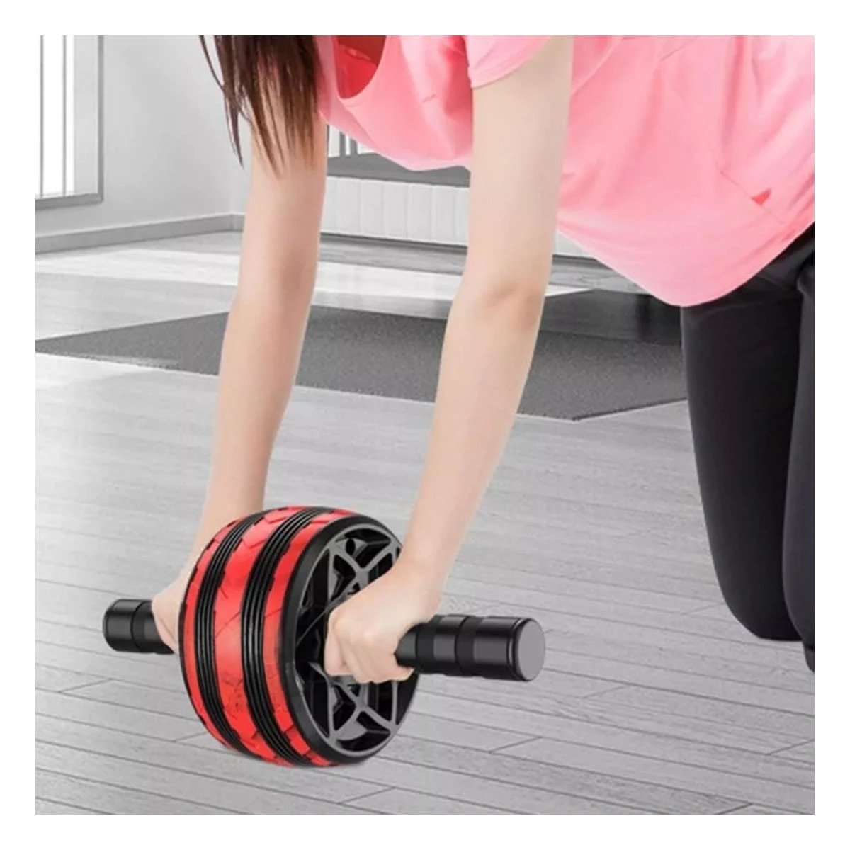 PACK2 ARO PARA RUTINA COMPLETA DE CORE, ABDOMEN Y BRAZOS ROJO - 5