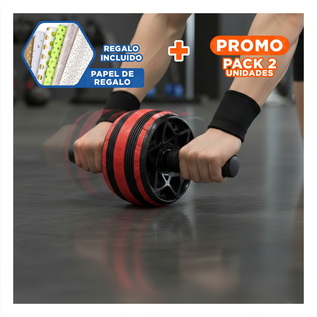 PACK2 ARO QUE MEJORA FLEXIBILIDAD, EQUILIBRIO Y FUERZA ROJO Y+PAPEL REGALO - 1