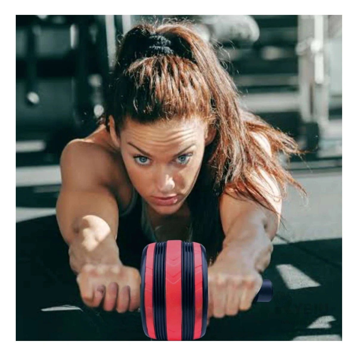 PACK4 RUEDIN PARA CORE FIRME Y ABDOMEN TONIFICADO CON MOVILIDAD ROJO Y+REGALO STICKER - 5