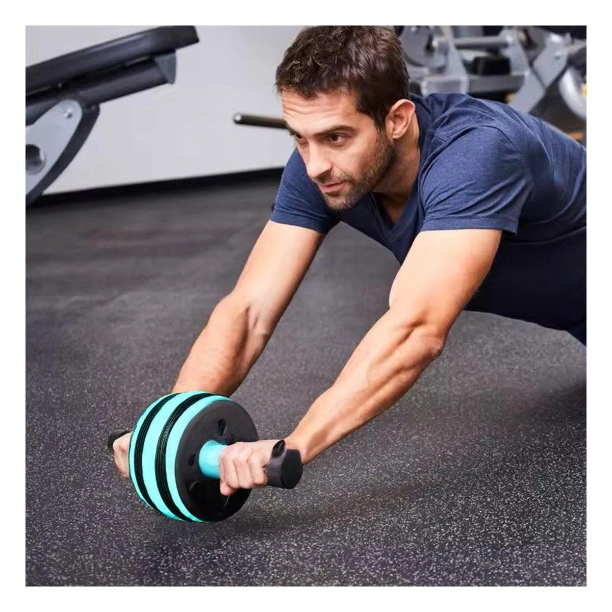 ARO PARA TONIFICAR ABDOMEN Y CORE MIENTRAS FORTALECE MUSCULOS CELESTE Y+LIGAS REGALO - 2