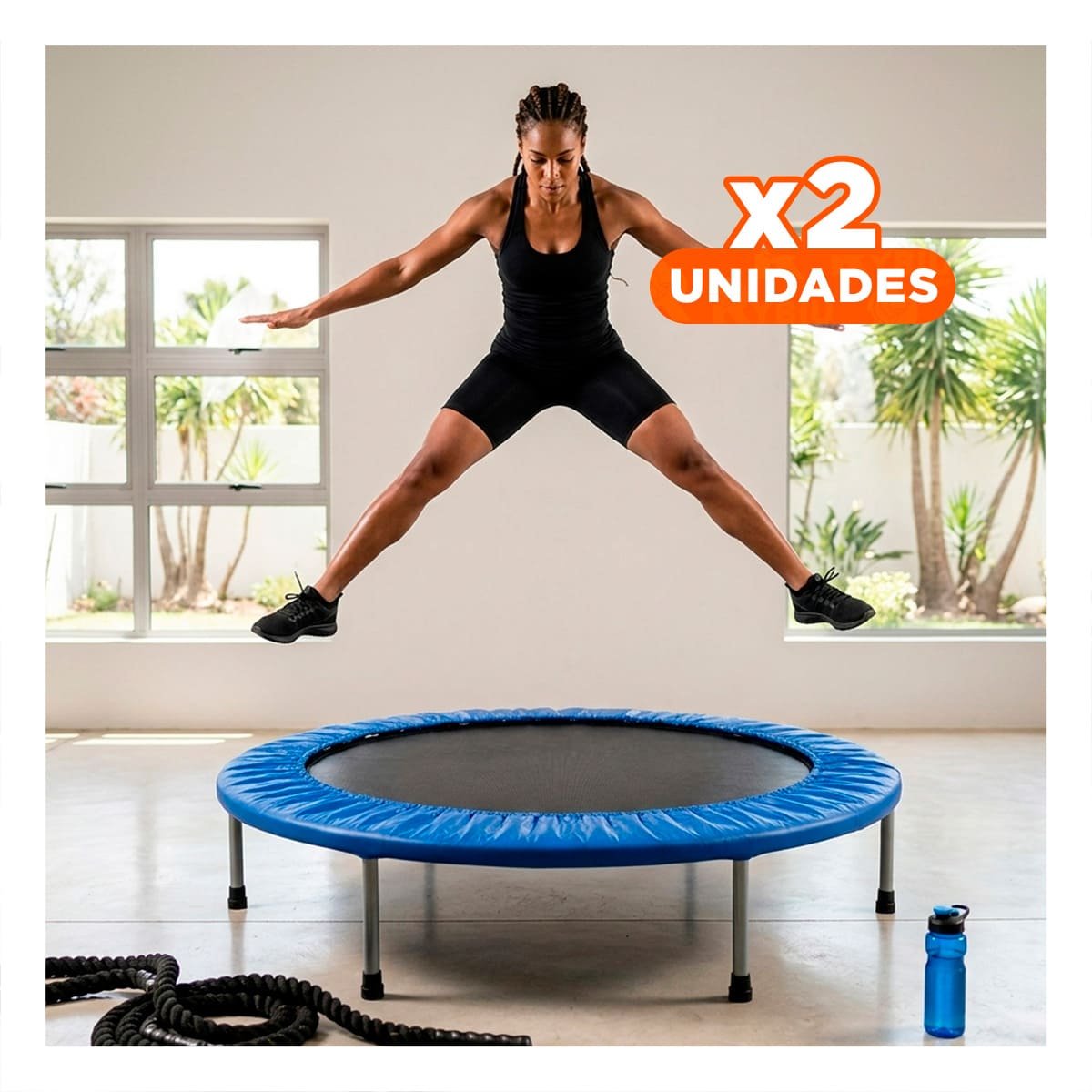 PACK2 PARA EJERCICIO FUNCIONAL BASE DE SALTO TALLA M EN CASA Y+REGALO STICKER - 1