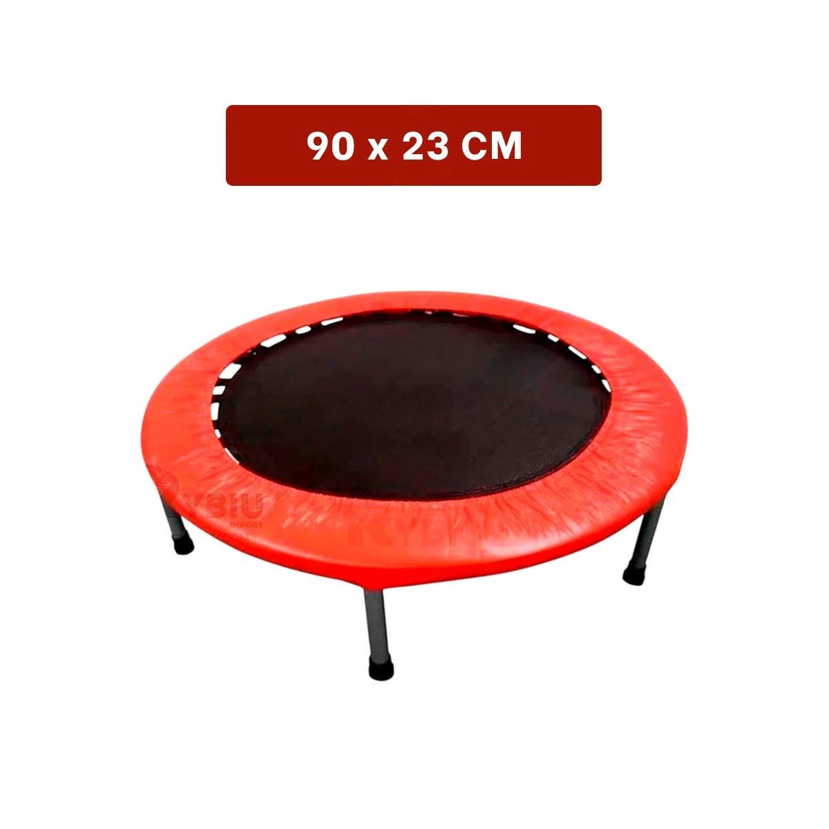 PACK2 FITNESS TRAMPOLIN TALLA S ROJO CON BASE FIRME MATERIAL RESISTENTE Y+REGALO STICKER - 4