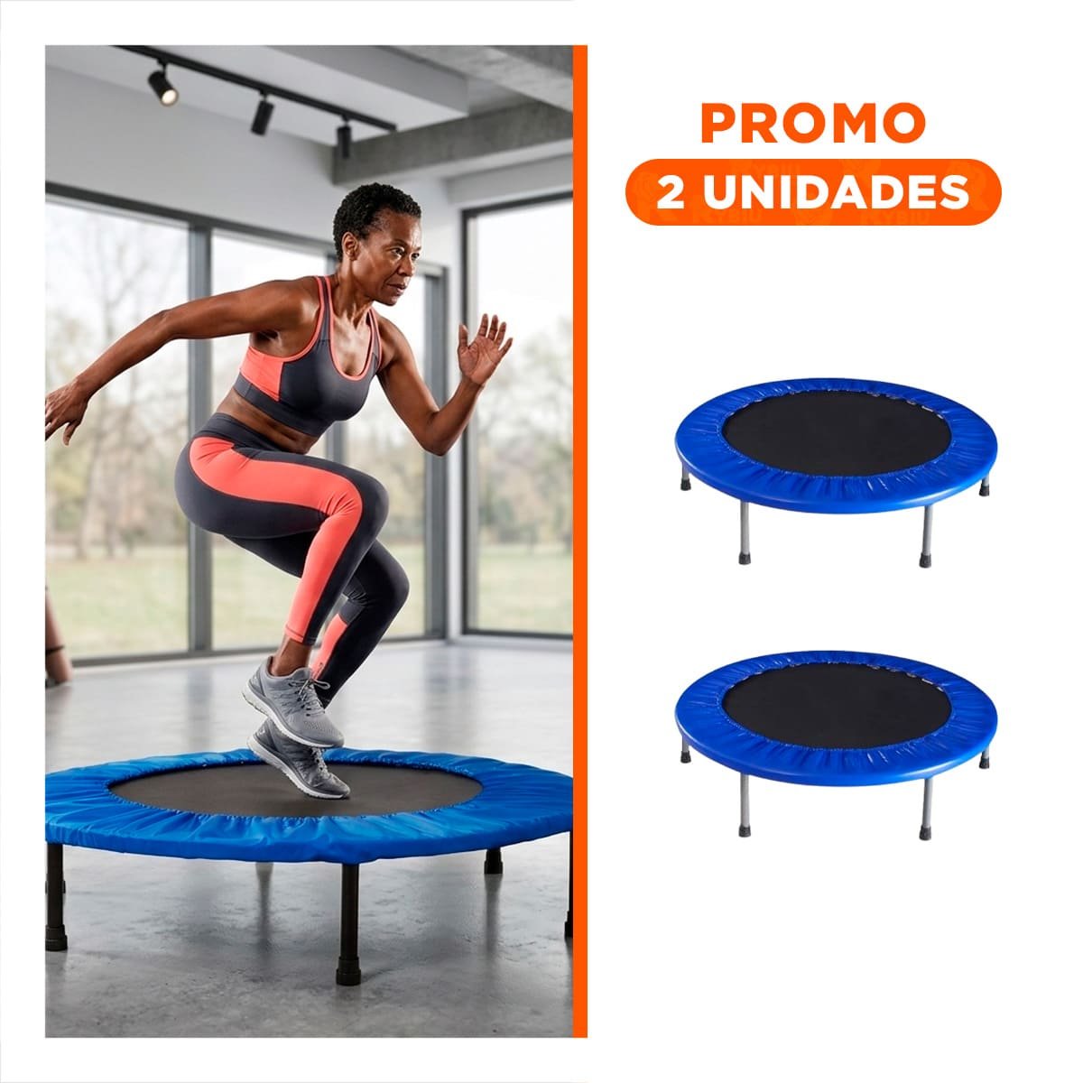 PACK2 PARA ACTIVIDAD FISICA EN ESPACIOS INTERIORES MODULO DEPORTIVO TALLA S - 1