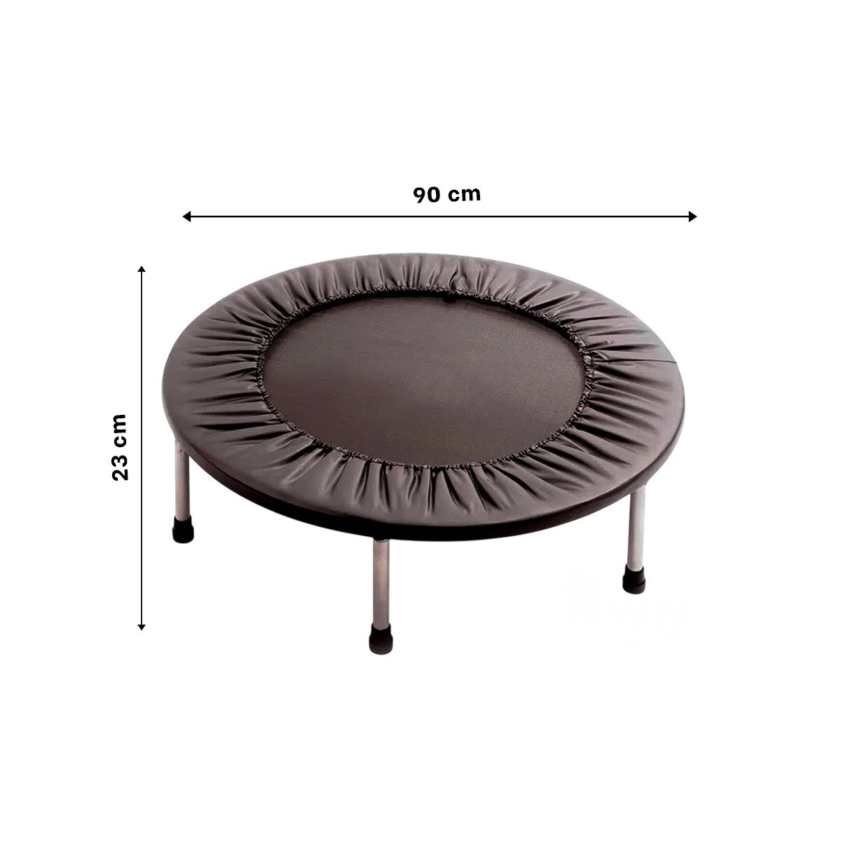 PACK2 MINI TRAMPOLIN TALLA S NEGRO PARA ACTIVIDAD EJERCICIOS Y USO SEGURO Y+PAPEL REGALO - 4