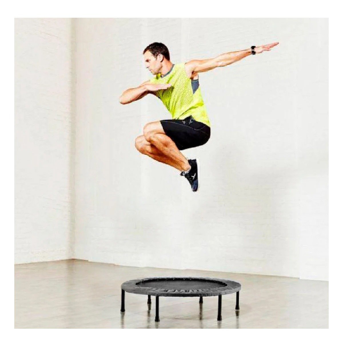 PACK2 TRAMPOLIN TALLA S NEGRO PERFECTO PARA RECREACION Y SALTOS DIVERTIDOS - 3