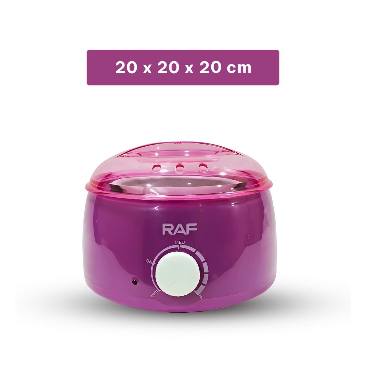 PACK2 OLLA MODERNA PARA CERA MORADO ELECTRICA - 4