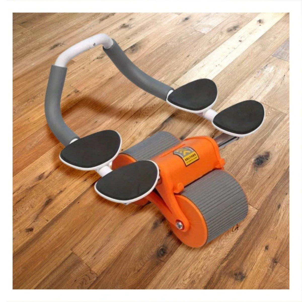 PACK2 RODILLO ABDOMINAL 2 EN 1 CON SISTEMA ANALOGICO NARANJA Y+PAPEL REGALO - 5