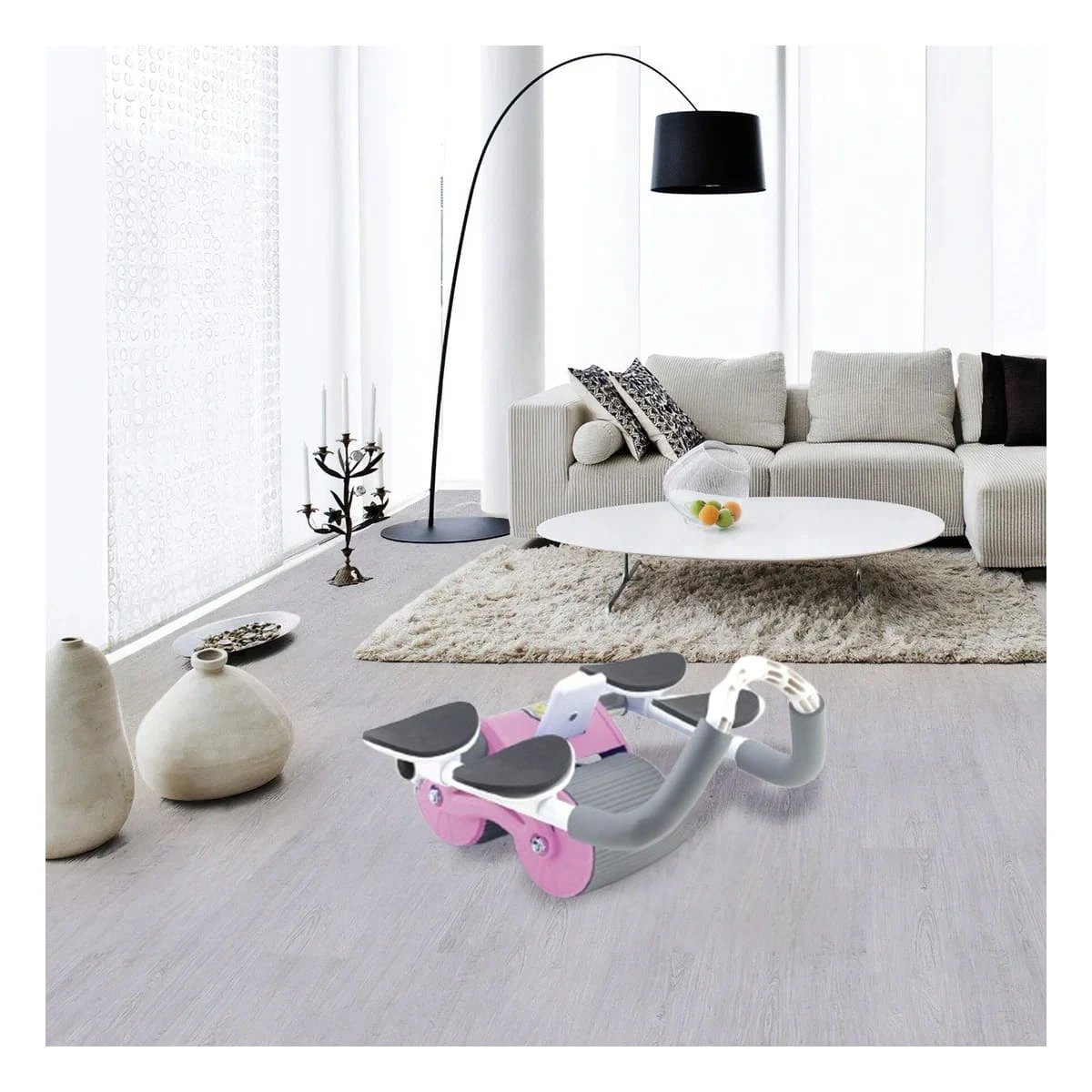 PACK6 AB WHEEL PROFESIONAL 2 EN 1 CON TABLERO ANALOGICO ROSADO Y+PAPEL REGALO - 2