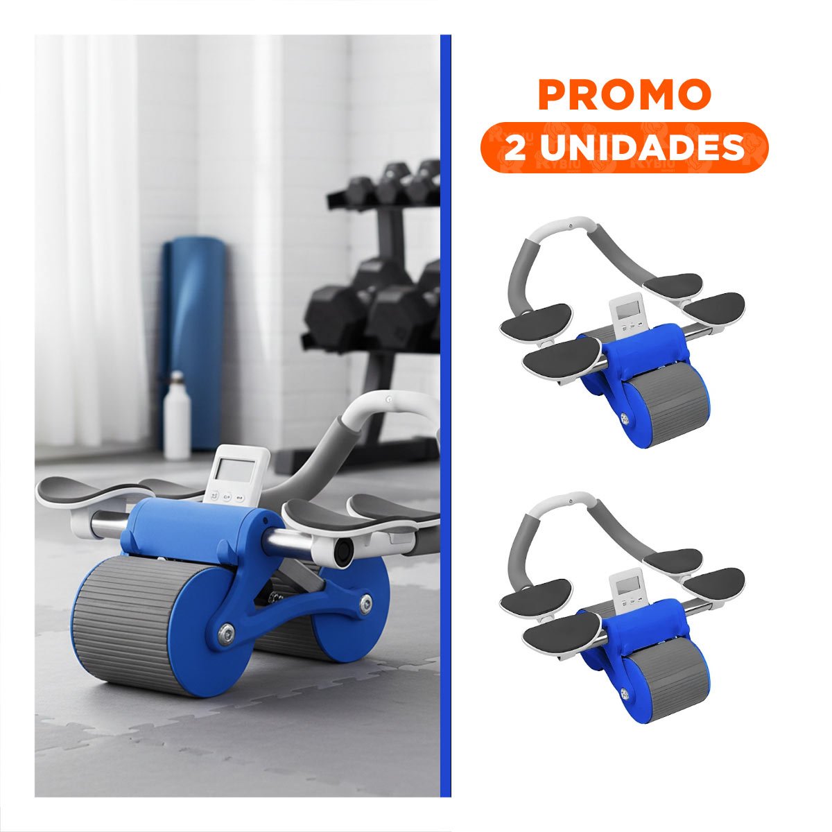 PACK2 AB WHEEL 2 EN 1 CON TABLERO ANALOGICO PARA USO DIARIO AZUL - 1