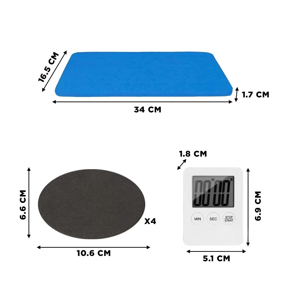 PACK2 AB WHEEL 2 EN 1 CON TABLERO ANALOGICO PARA USO DIARIO AZUL - 4