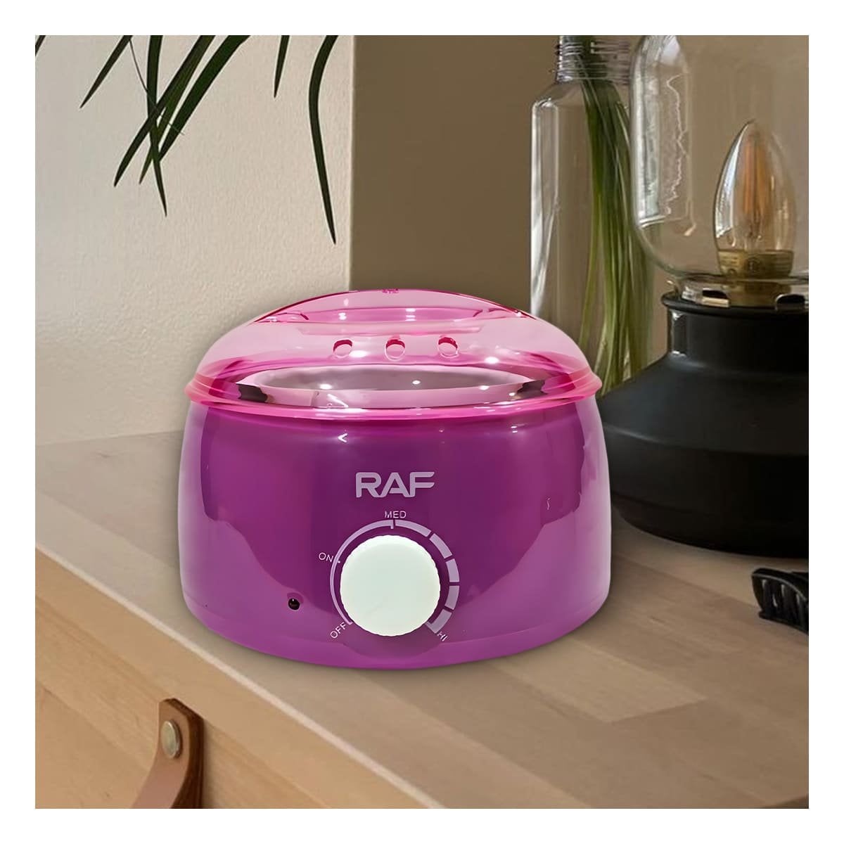 PACK12 OLLA DURADERA PARA CERA MORADO ELECTRICA Y+PAPEL REGALO - 5