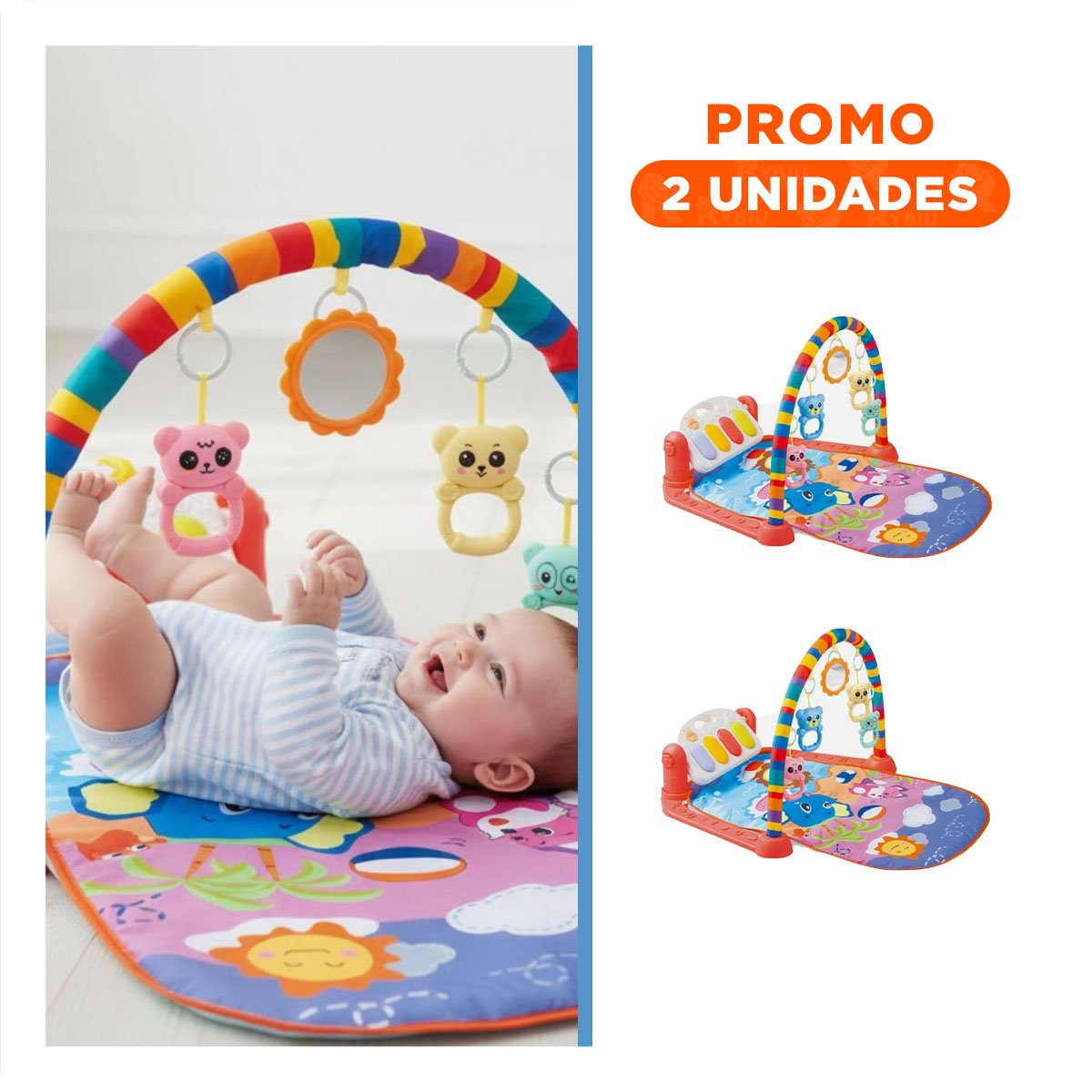PACK2 ALFOMBRA ROJA CON PIANO INTEGRADO Y ARCO DE ENTRETENIMIENTO - 1