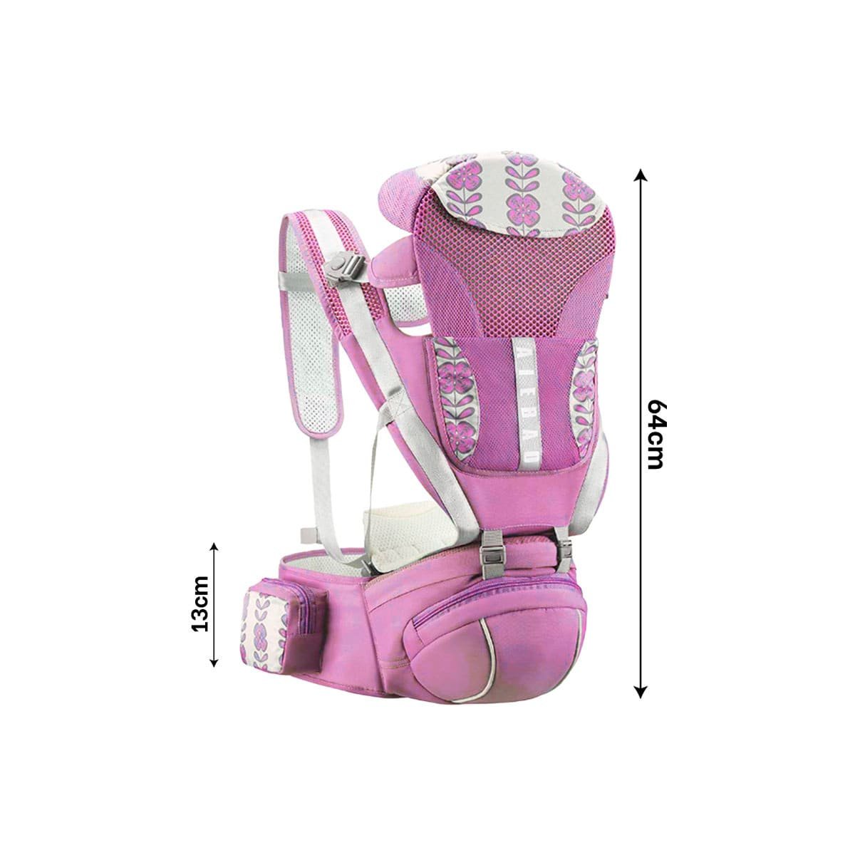 PACK2 PORTABEBE DE PASEO 3 EN 1 ROSADO ERGONOMICO CON DISEÑO FUNCIONAL - 4