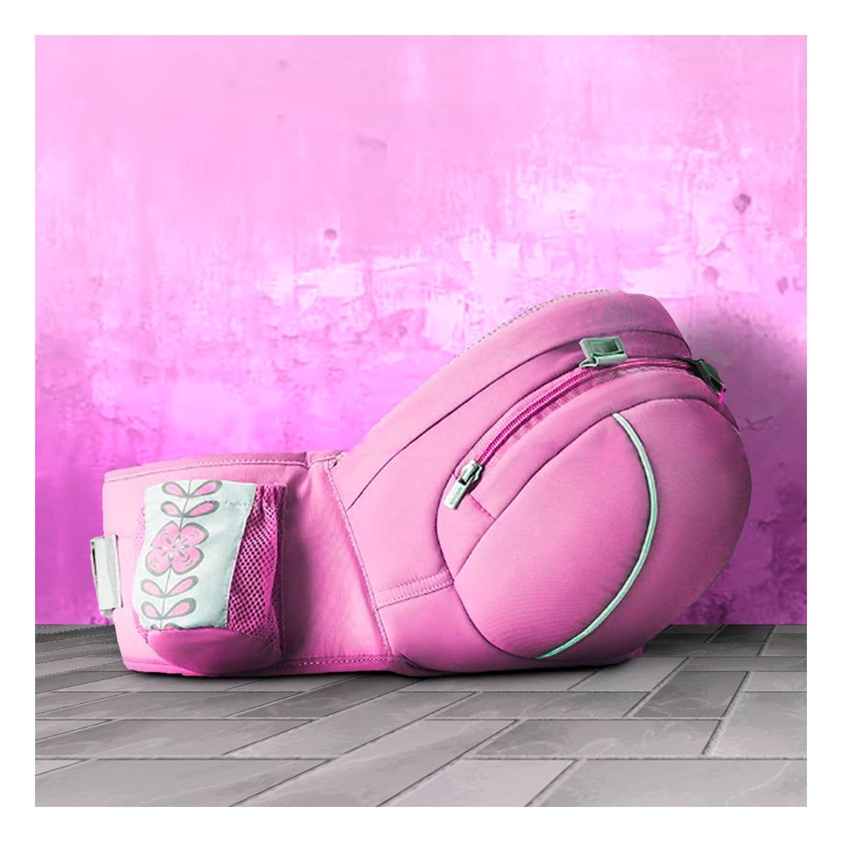 MOCHILA FRONTAL 3 EN 1 ROSADO VERSATIL PARA SALIDAS PROLONGADAS Y+PAPEL REGALO - 5