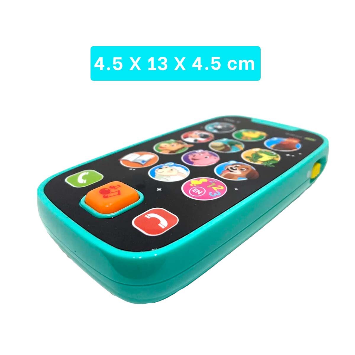 PACK12 MOVIL DIDACTICO CELESTE CON SONIDOS Y MELODIAS ALEGRES - 4