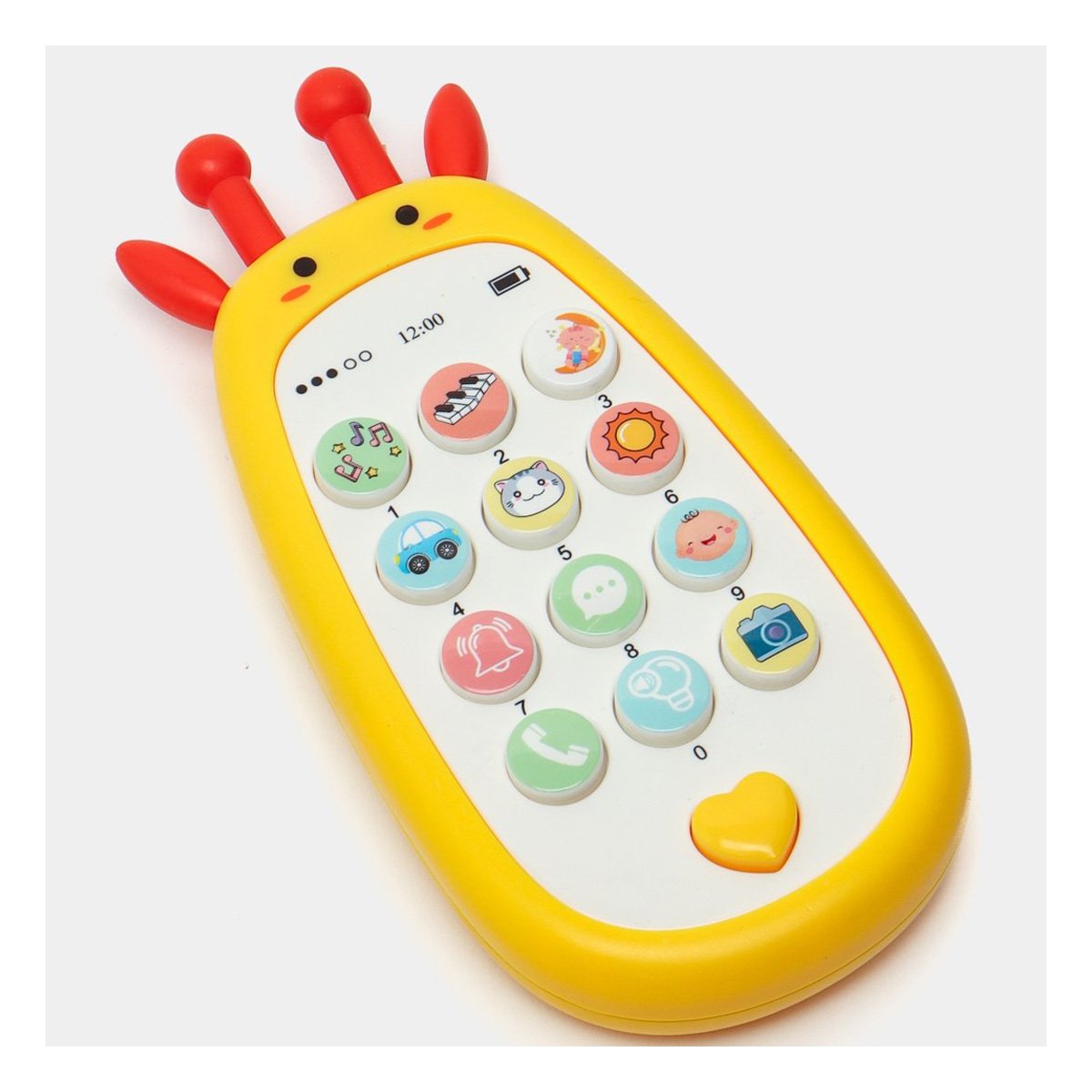 PACK12 SMARTPHONE INTERACTIVO GIRAFA AMARILLO BILINGUE DIDACTICO Y+REGALO STICKER - 5