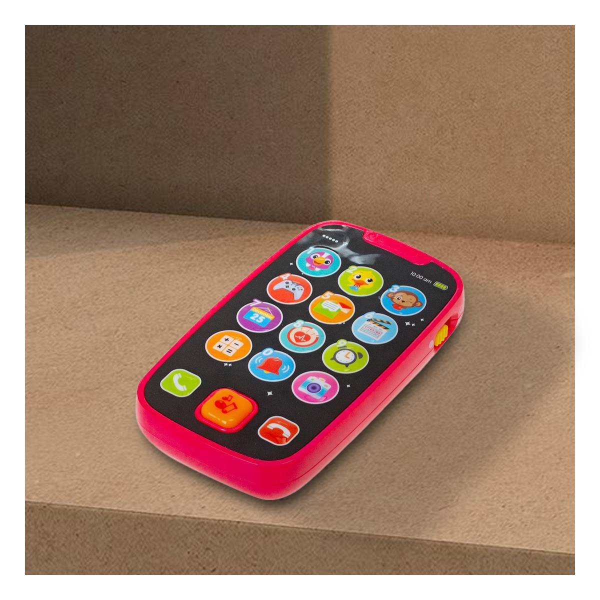 PACK2 CELULAR INFANTIL ROJO DIDACTICO LLAMATIVO CON DISENO MODERNO - 3