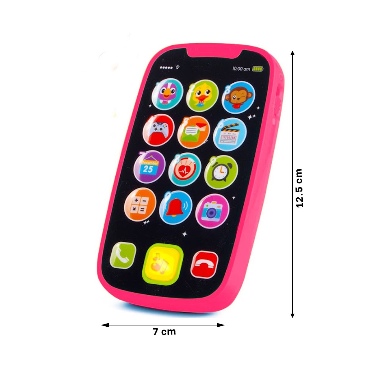 PACK12 MOVIL RECREATIVO ROJO MUSICAL ATRACTIVO PARA ESTIMULO SENSORIAL - 4
