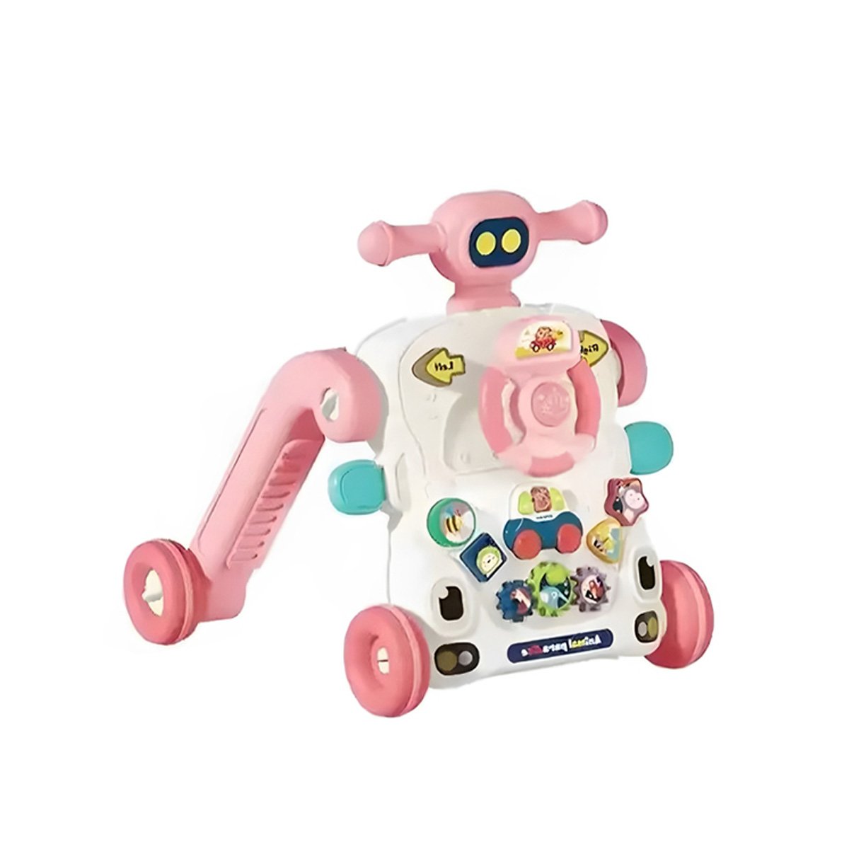 ANDADOR DE TUERCAS ROSADO PARA NINOS PEQUENOS DE LA FAMILIA Y+PAPEL REGALO - 1