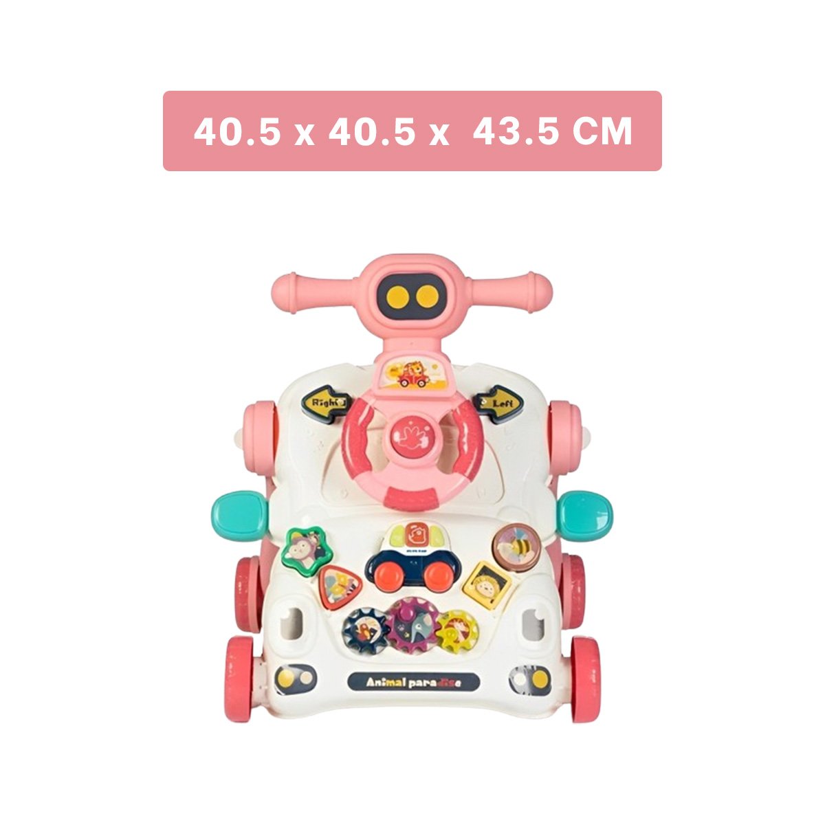 CORREPASILLOS ROSADO DE TUERCAS PARA CAMINAR Y JUGAR EN CUARTO Y+LIGAS REGALO - 4