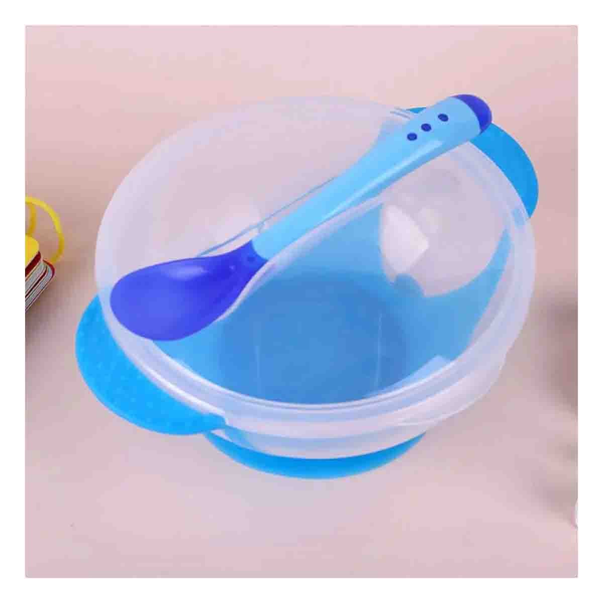 PACK12 TAZON ANTIDESLIZANTE AZUL CON CUBIERTO COMODO Y TAPA DE SELLADO SEGURO - 2
