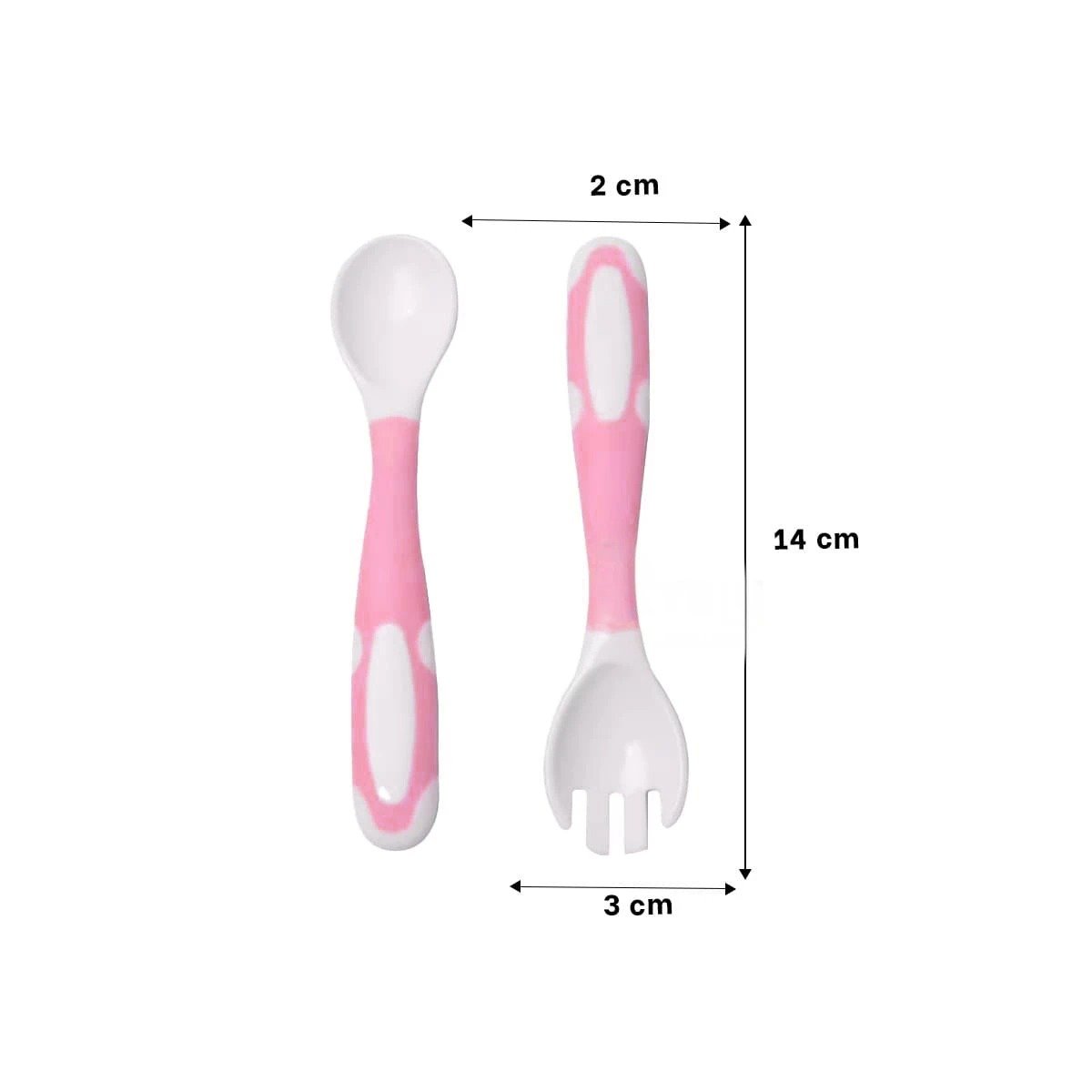 PACK2 KIT COMIDA MODELO ANTIDESLIZANTE PARA BEBE ROSADO CON ESTUCHE DE VARIEDAD Y+PAPEL REGALO - 4