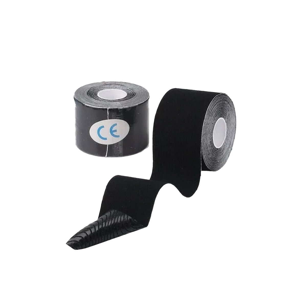 PACK4 SOPORTE KINESIOLOGICO RESISTENTE 5M X 5CM NEGRO CON FIJACION FLEXIBLE Y+PAPEL REGALO - 3
