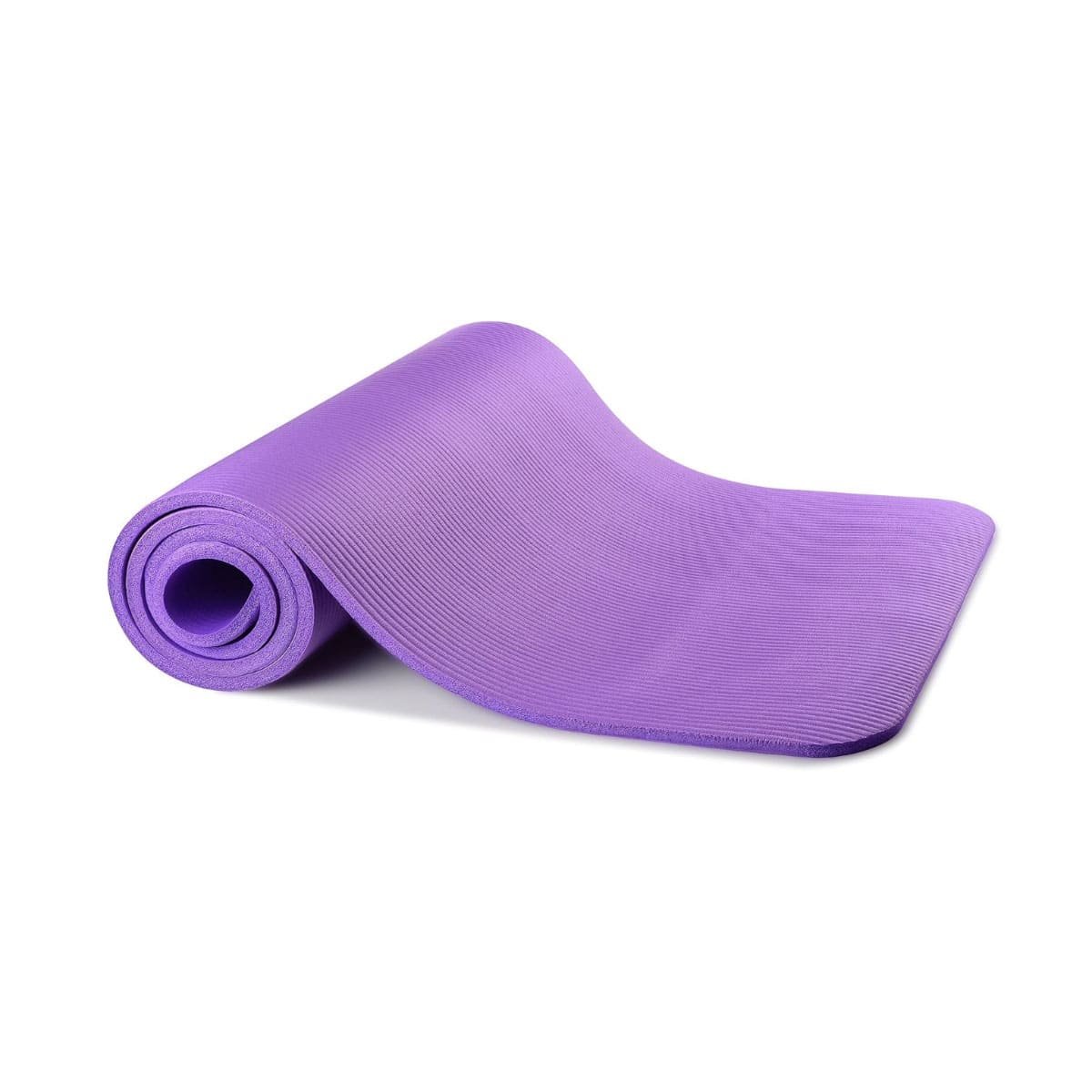 PACK2 TAPETE YOGA 10MM ESPUMA MORADO LIGERO Y SUAVE PARA FITNESS Y+REGALO STICKER - 2