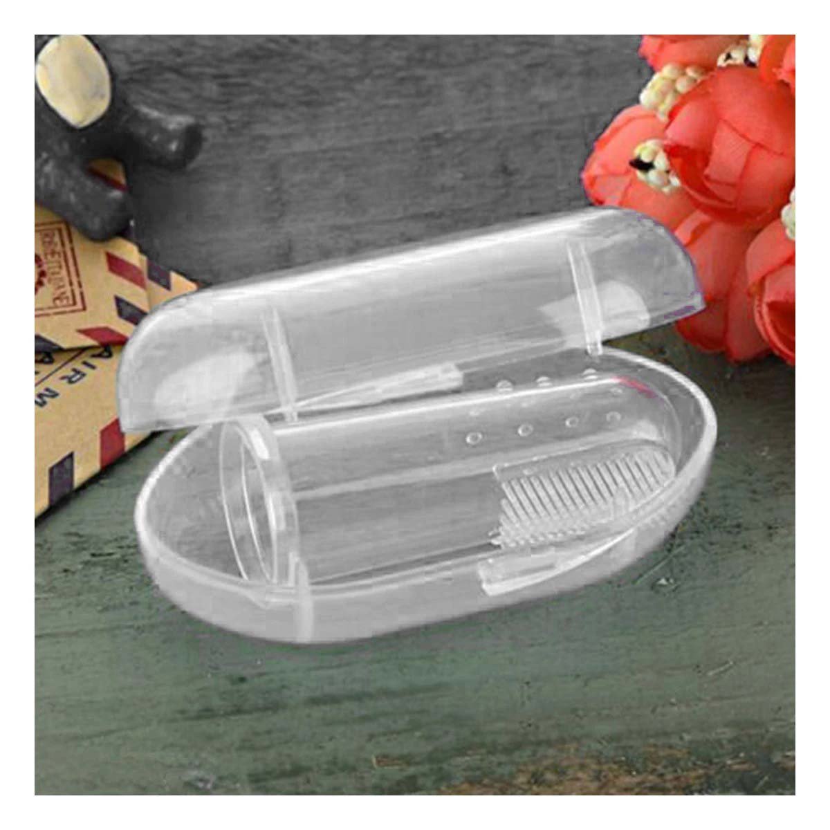 PACK4 CUIDADO SILICONA FORMA DEDAL PARA BEBE CON ESTUCHE DE VARIEDAD Y+PAPEL REGALO - 2