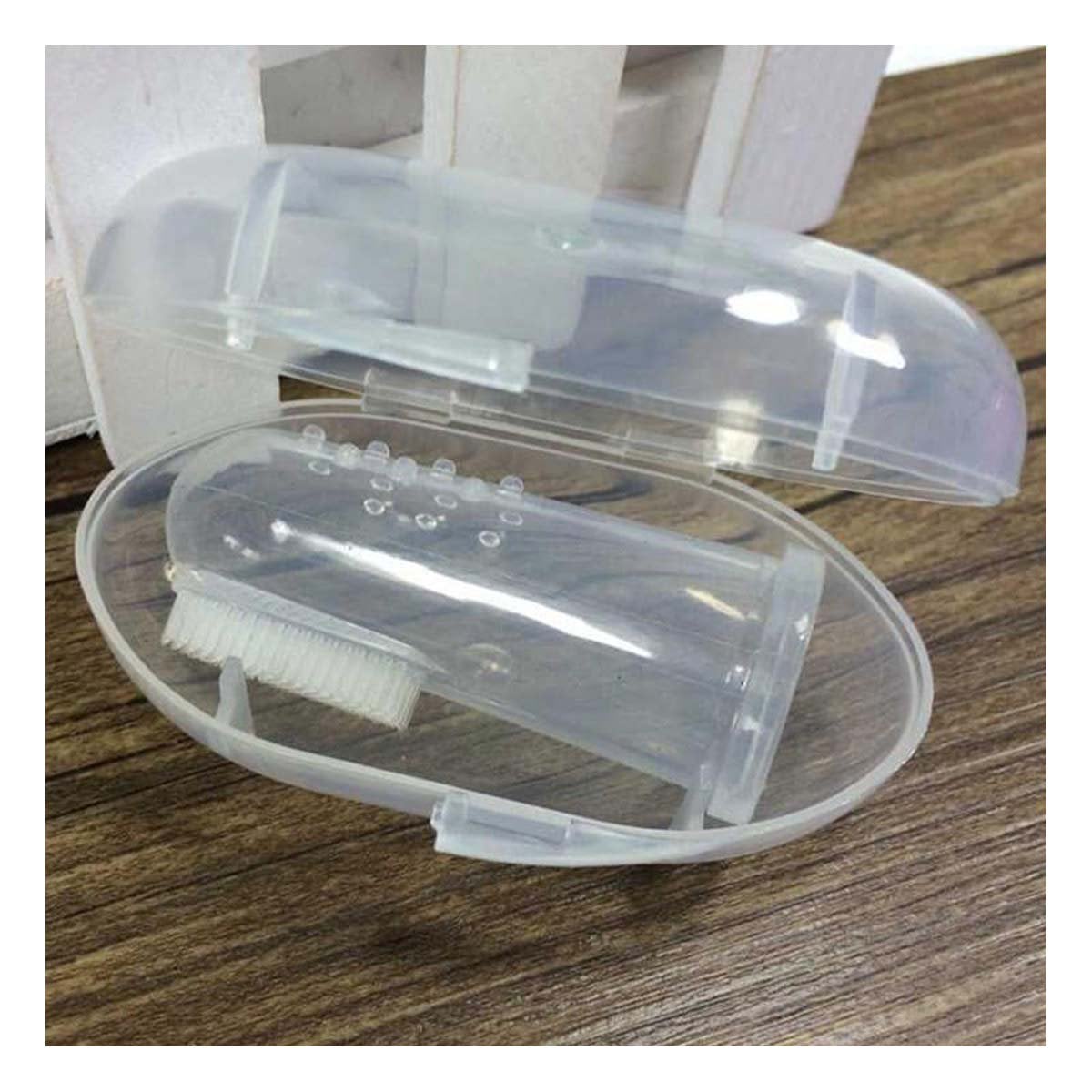PACK4 CUIDADO SILICONA FORMA DEDAL PARA BEBE CON ESTUCHE DE VARIEDAD Y+PAPEL REGALO - 5
