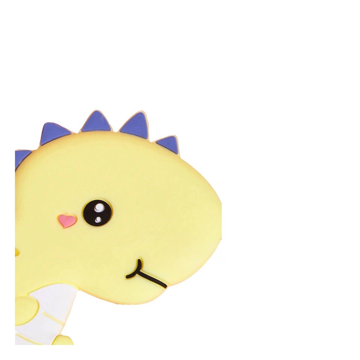 PACK4 MORDEDOR SILICONA DISENO DINOSAURIO PARA BEBE AMARILLO PARA USO PROLONGADO Y+PAPEL REGALO - 3