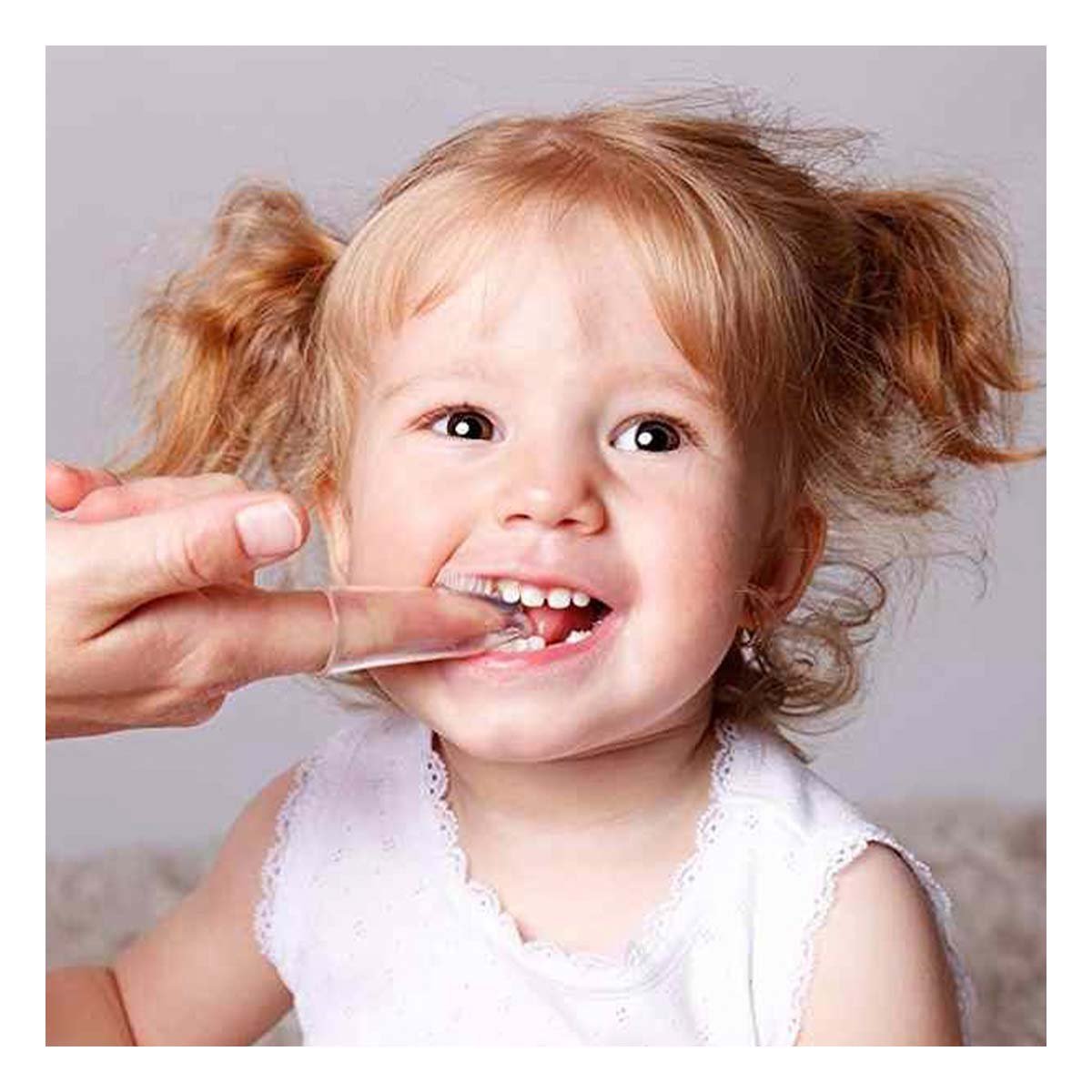 PACK4 ACCESORIO DENTAL MODELO DEDAL PARA BEBE CON ESTUCHE DE RESISTENCIA - 5