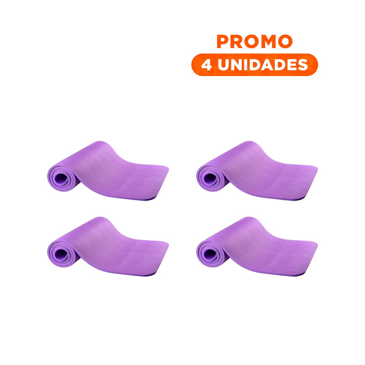 PACK4 PLATAFORMA PRO 10MM ESPUMA MORADO COMODA Y FLEXIBLE PARA ACTIVIDAD Y+REGALO STICKER - 1