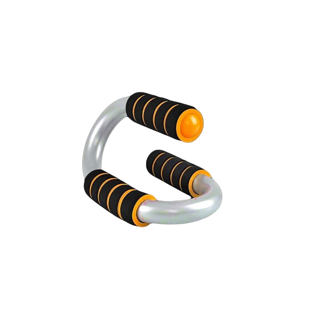 PACK2 SET DEPORTIVO PUSH UP EN FORMA DE S NARANJA CON SOPORTE REFORZADO Y+REGALO STICKER - 2