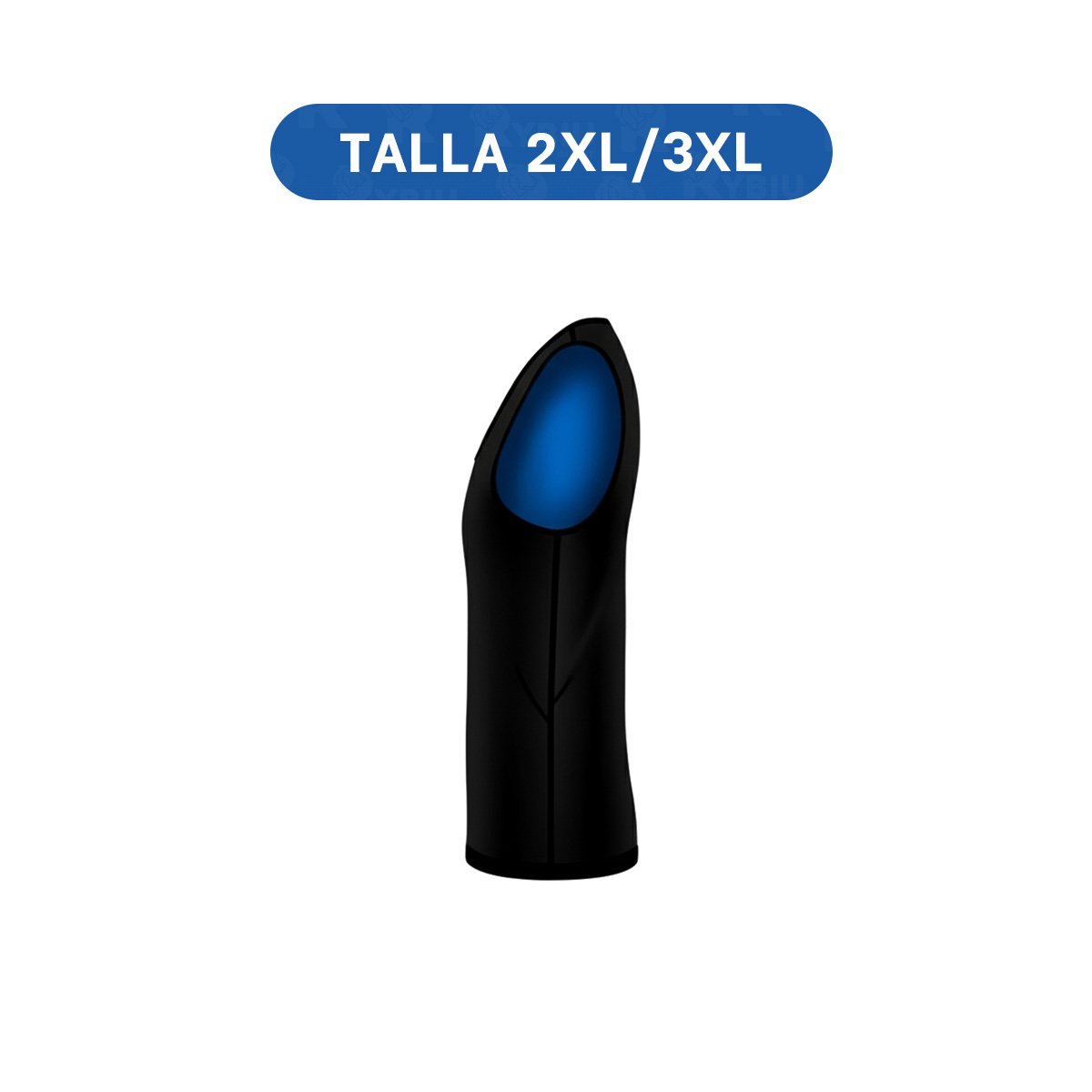 PACK2 CINTURON FITNESS PLUS EFECTO SAUNA HOMBRE TALLA 2XL 3XL NEGRO CON AJUSTE Y+REGALO STICKER - 4