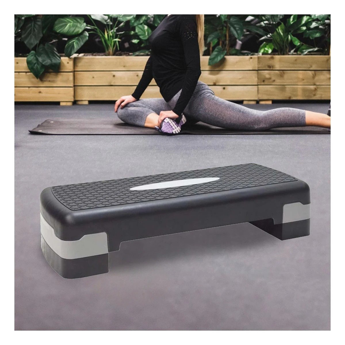 PACK6 EQUIPO FITNESS PLOMO DE 2 NIVELES PARA CARDIO EN CASA - 3