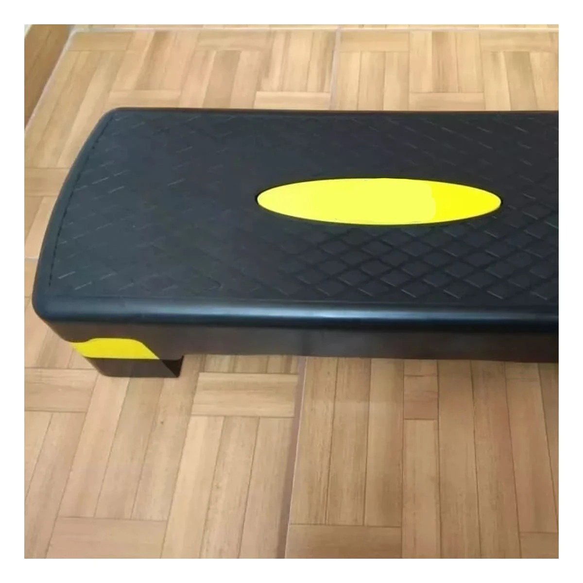 BASE FITNESS AJUSTABLE AMARILLO PARA RUTINAS DE CARDIO Y+REGALO STICKER - 2