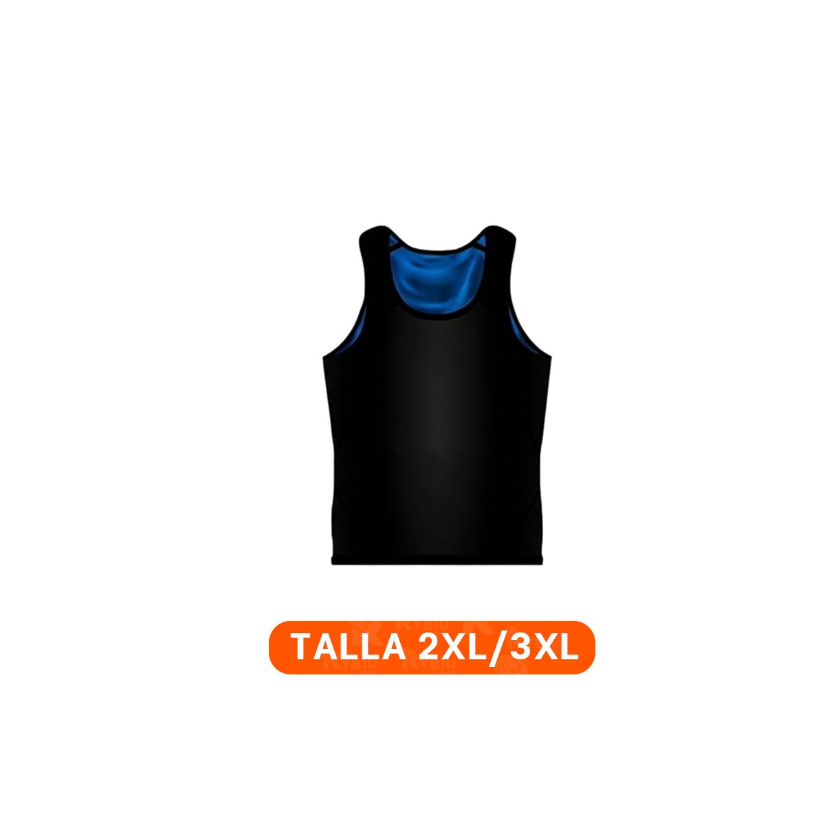 PACK12 CINTILLA DEPORTIVA PRO EFECTO SAUNA HOMBRE TALLA 2XL 3XL NEGRO Y+REGALO STICKER - 4