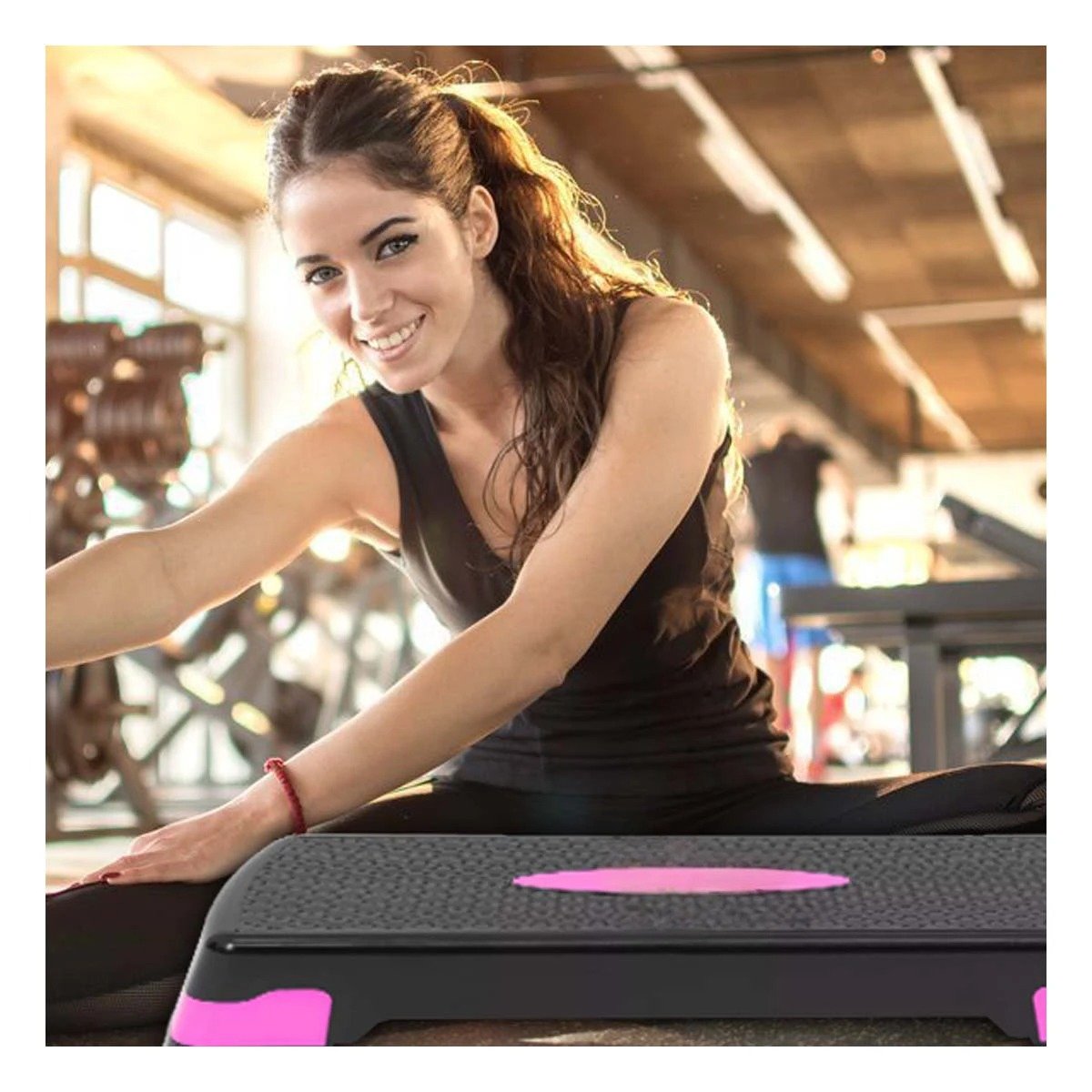 PACK4 TARIMA PARA ENTRENAMIENTO ROSADO CON ALTURA REGULABLE - 3