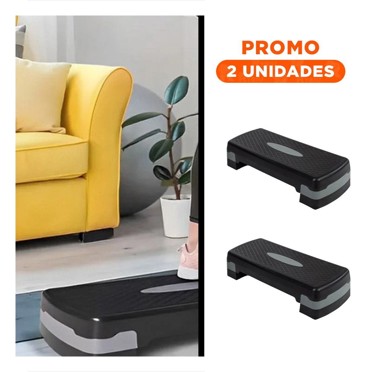PACK2 BASE FUNCIONAL PLOMO PARA ENTRENAMIENTO AEROBICO - 1