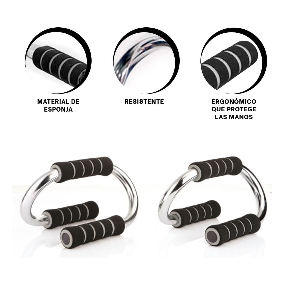 SISTEMA PARA FLEXIONES EN FORMA DE S GRIS CON SOPORTE FIRME - 3