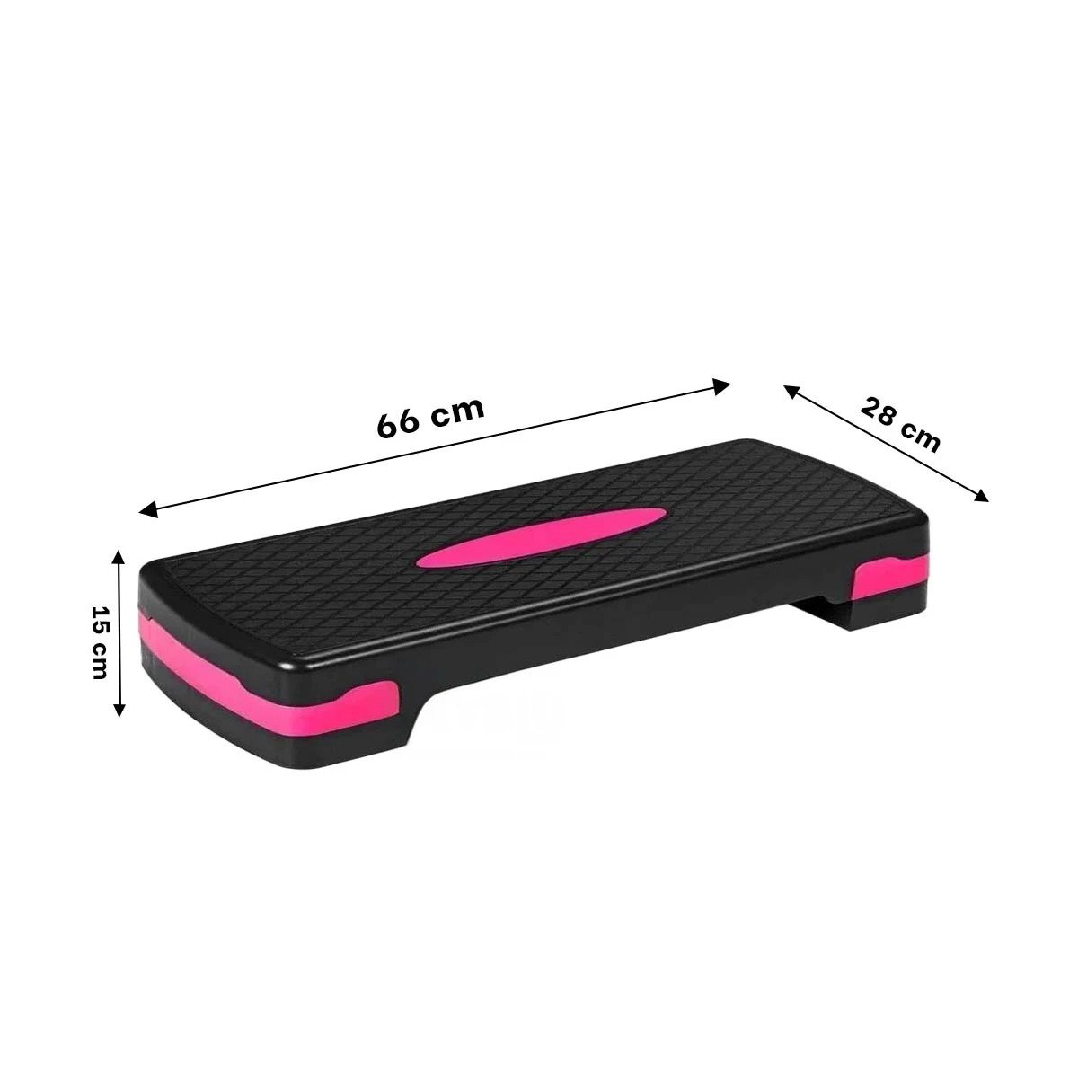 PACK4 EQUIPO FITNESS ROSADO DE 2 NIVELES PARA CARDIO EN CASA Y+REGALO STICKER - 4